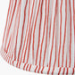Thiago 16cm Cinnamon Stripe Mushroom Pleat Tapered Lampshade