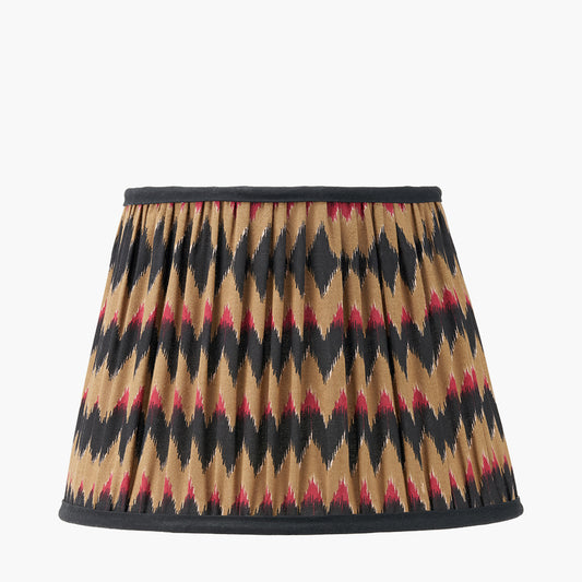 Athira 30cm Multi Chevron Design Mushroom Pleat Tapered Lamp Shade
