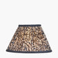 Ornella 25cm Blue Floral Design Mushroom Pleat Empire Lampshade