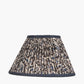 Ornella 25cm Blue Floral Design Mushroom Pleat Empire Lampshade