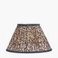 Ornella 30cm Blue Floral Design Mushroom Pleat Empire Lampshade