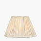 Malia 30cm Cream Mushroom Pleat Scalloped Tapered Lampshade