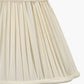 Malia 30cm Cream Mushroom Pleat Scalloped Tapered Lampshade