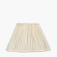 Malia 35cm Cream Mushroom Pleat Scalloped Tapered Lampshade