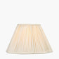 Malia 35cm Cream Mushroom Pleat Scalloped Tapered Lampshade