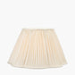 Malia 40cm Cream Mushroom Pleat Scalloped Tapered Lampshade