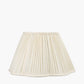 Malia 40cm Cream Mushroom Pleat Scalloped Tapered Lampshade