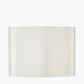 Mia 30cm Cream Oval Silk Mix Lampshade