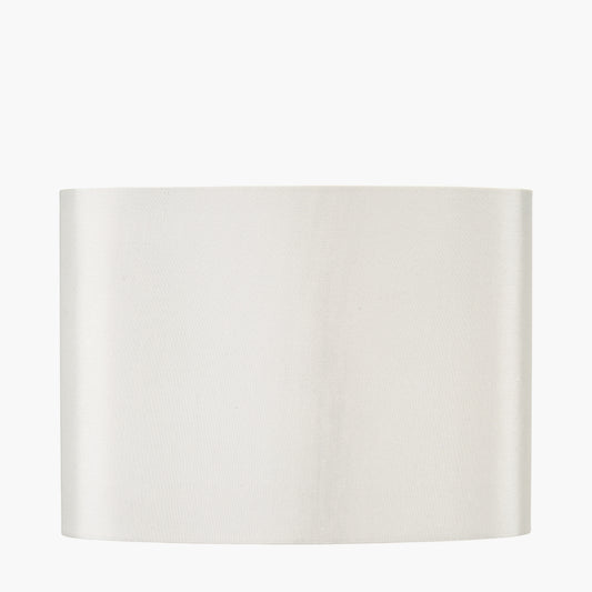 Mia 30cm Cream Oval Silk Mix Lampshade