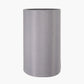 Mia 30cm Steel Grey Oval Silk Mix Lampshade
