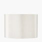 Mia 35cm Cream Oval Silk Mix Lampshade
