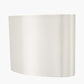 Mia 35cm Cream Oval Silk Mix Lampshade