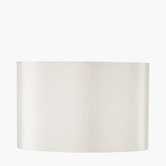 Mia 40cm Cream Oval Silk Mix Lampshade