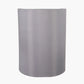 Mia 40cm Steel Grey Oval Silk Mix Lampshade