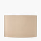 Mia 40cm Taupe Oval Silk Mix Lampshade