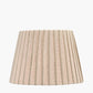 Isla 35cm Jute Striped Natural & Olive Tapered Lampshade
