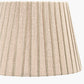 Isla 40cm Jute Striped Natural & Olive Tapered Lampshade