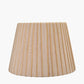 Isla 40cm Jute Striped Natural & Yellow Tapered Lampshade