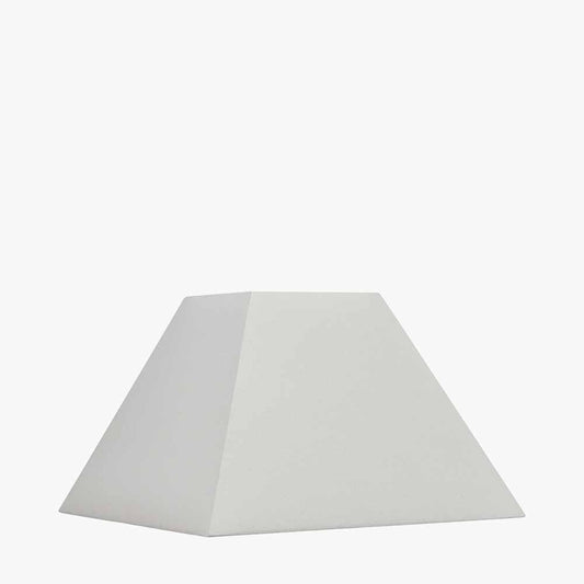 Pyramid 48cm Cream Cotton Tapered Square Lampshade