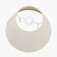 Seychelles 35cm Cream Slubby Cotton Empire Lampshade