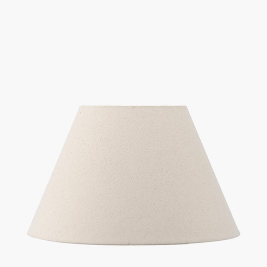 Seychelles 45cm Cream Slubby Cotton Empire Lampshade