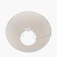 Seychelles 55cm Cream Slubby Cotton Empire Lampshade