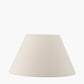 Seychelles 55cm Cream Slubby Cotton Empire Lampshade