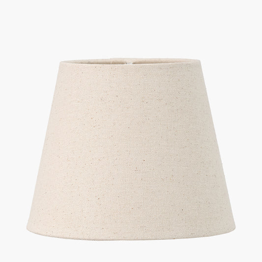 Seychelles 17cm Cream Slubby Cotton Empire Lampshade