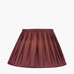Garbo 35cm Mulberry Silk Mix Pinch Pleat Tapered Lampshade