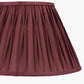 Garbo 35cm Mulberry Silk Mix Pinch Pleat Tapered Lampshade