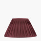 Garbo 50cm Mulberry Silk Mix Pinch Pleat Tapered Lampshade