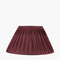 Garbo 50cm Mulberry Silk Mix Pinch Pleat Tapered Lampshade