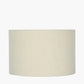 Lino 40cm Cream Self Lined Linen Cylinder Lampshade