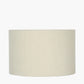 Lino 40cm Cream Self Lined Linen Cylinder Lampshade