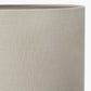 Lino 40cm Grey Self Lined Linen Cylinder Lampshade