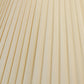Bacall 30cm Almond Silk Knife Pleat Empire Lampshade