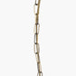 Antique Brass Electrified E27 Ceiling Fitting