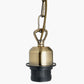 Antique Brass Electrical Ceiling E27 Fitting