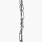 Chrome Electrified E27 Ceiling Fitting