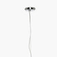 Chrome Contemporary Electrified E27 Ceiling Fitting