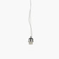 Chrome Contemporary Electrified E27 Ceiling Fitting