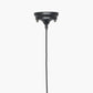 Black Retro Electrified E27 Ceiling Fitting