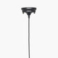 Black Retro Electrified Ceiling Fitting