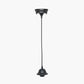 Black Retro Electrified E27 Ceiling Fitting