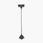 Black Retro Electrified Ceiling Fitting