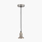 Antique Silver Metal Electrical Ceiling Fitting for Café and Dome Pendants