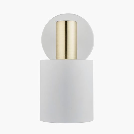 Biba White and Gold Wall Light