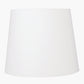 Piero Antique Bronze Metal Double Wall Light with Pelham 15cm White Handloom Tapered Candle Clip Lampshades