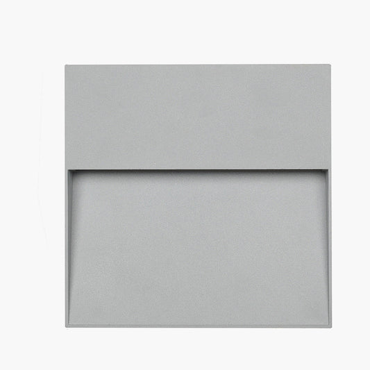 Elysium Grey Square Diffused Outdoor Wall Light