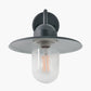 Lilium Dark Grey Metal and Glass Fisherman Wall Light